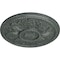Ekena Millwork Edinburgh Ceiling Medallion (Fits Canopies up to 5 1/4"), 18"OD x 1 3/4"P, Athenian Green Crackle CM18EDAGC - alternate 2